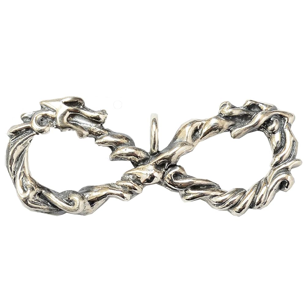 Amazon.co.jp: ZIVAGO zw-083t Ouroboros Necklace Pendant Top